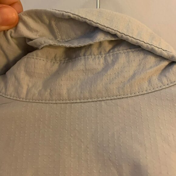 MEC Sky Blue Hiking Active Longsleeve Button-up Shirt - Picture 6 of 6